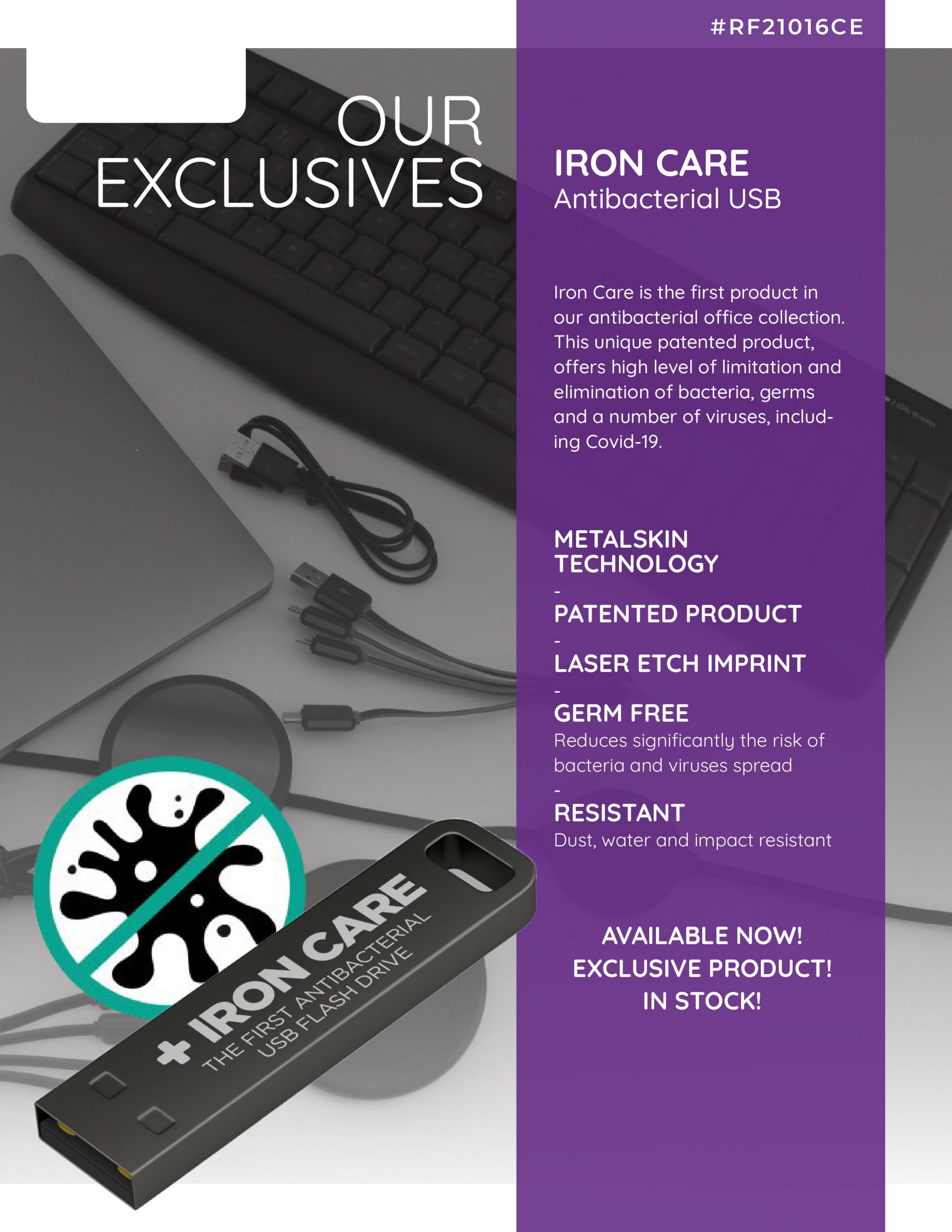 Iron Care Antibacterial USB